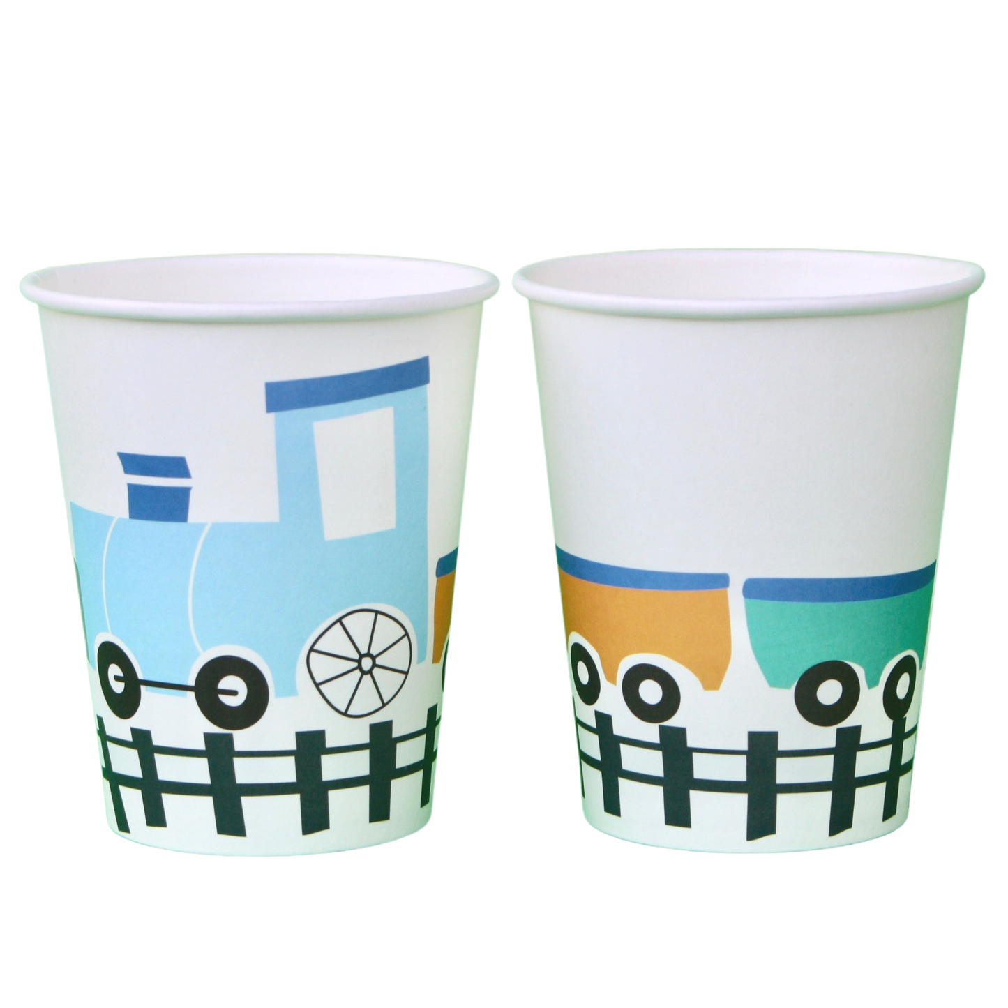 Steam Train Cups (Set of 8)