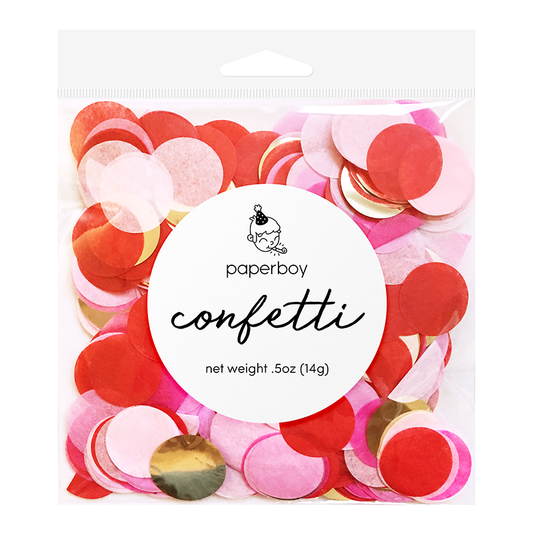 Confetti - Red, Pink & Gold (Valentine's): 0.5oz