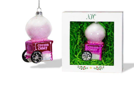 North Star Christmas | Cotton Candy Machine Glass Ornament