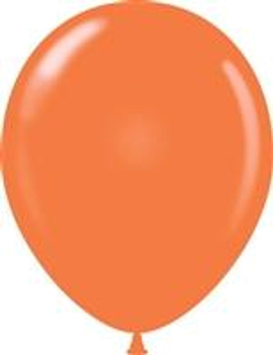 Orange latex balloon 11"
