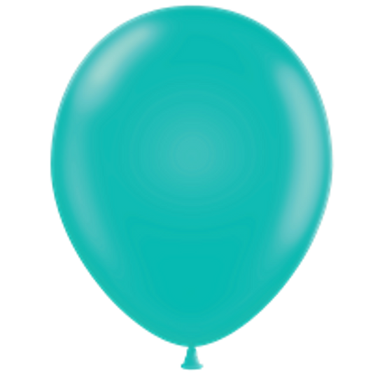Teal latex balloon 11"