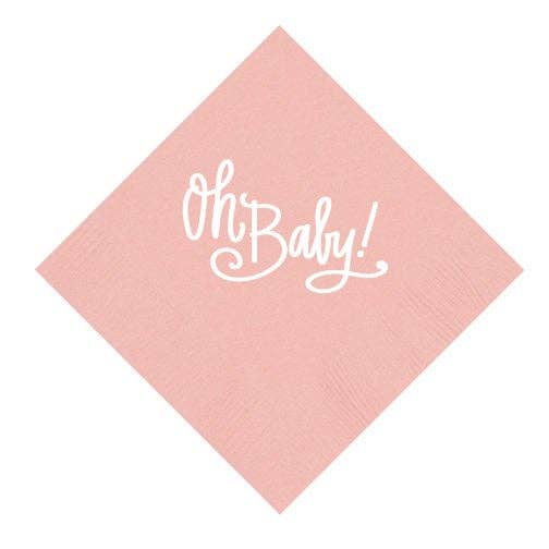 Oh Baby! Napkins Pink