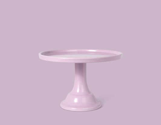 Melamine Cake Stand Small- Lilac Purple 8.5 inch