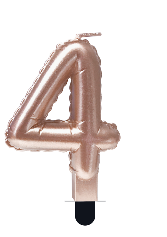 Balloon candle Rose Gold - 4