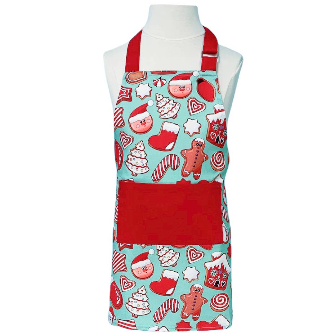 Holiday / Christmas Children's Apron- Christmas Cookies