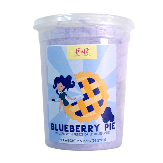 Blueberry Pie Cotton Candy