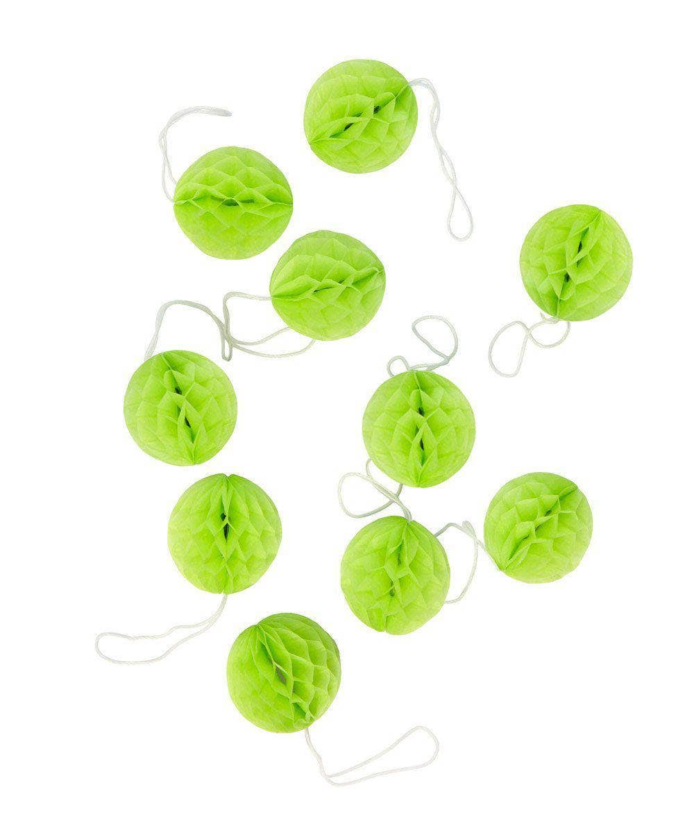 Honeycomb Mini Balls 2" - Lime Green