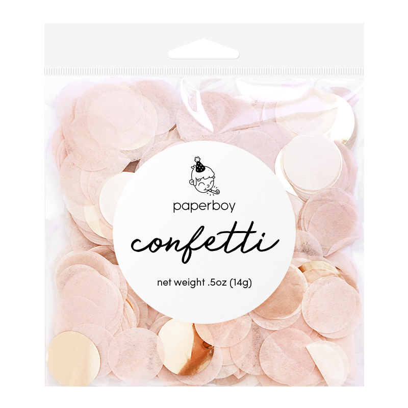 Confetti - Blush & Rose Gold: 0.5oz
