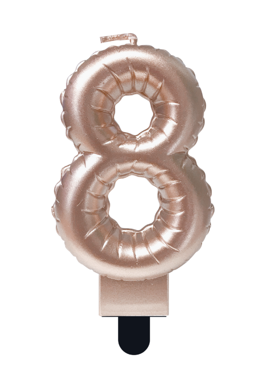 Balloon candle Rose Gold - 8
