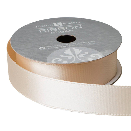 Ivory Ribbon - Fancy Satin 1"