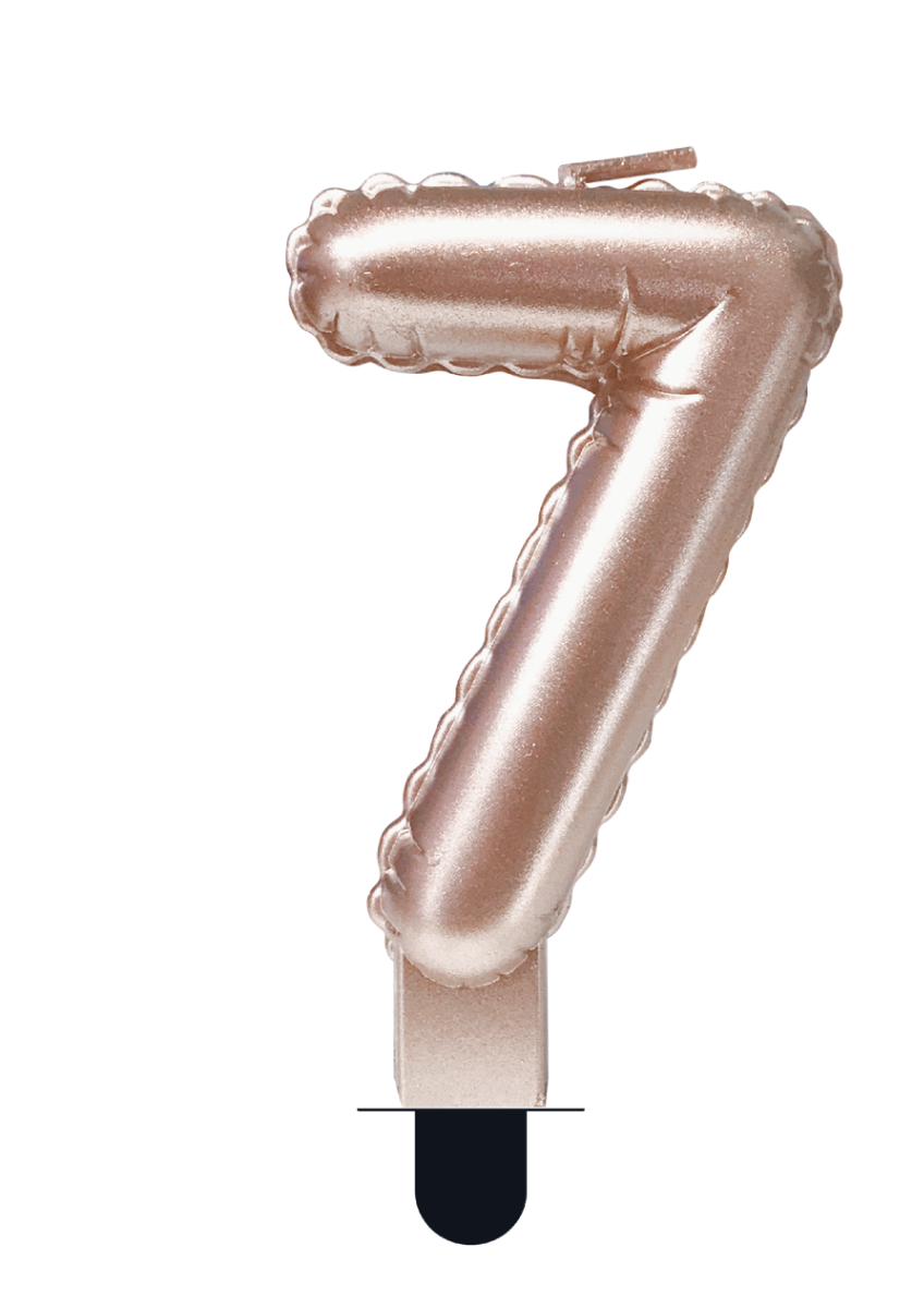 Balloon candle Rose Gold- 7