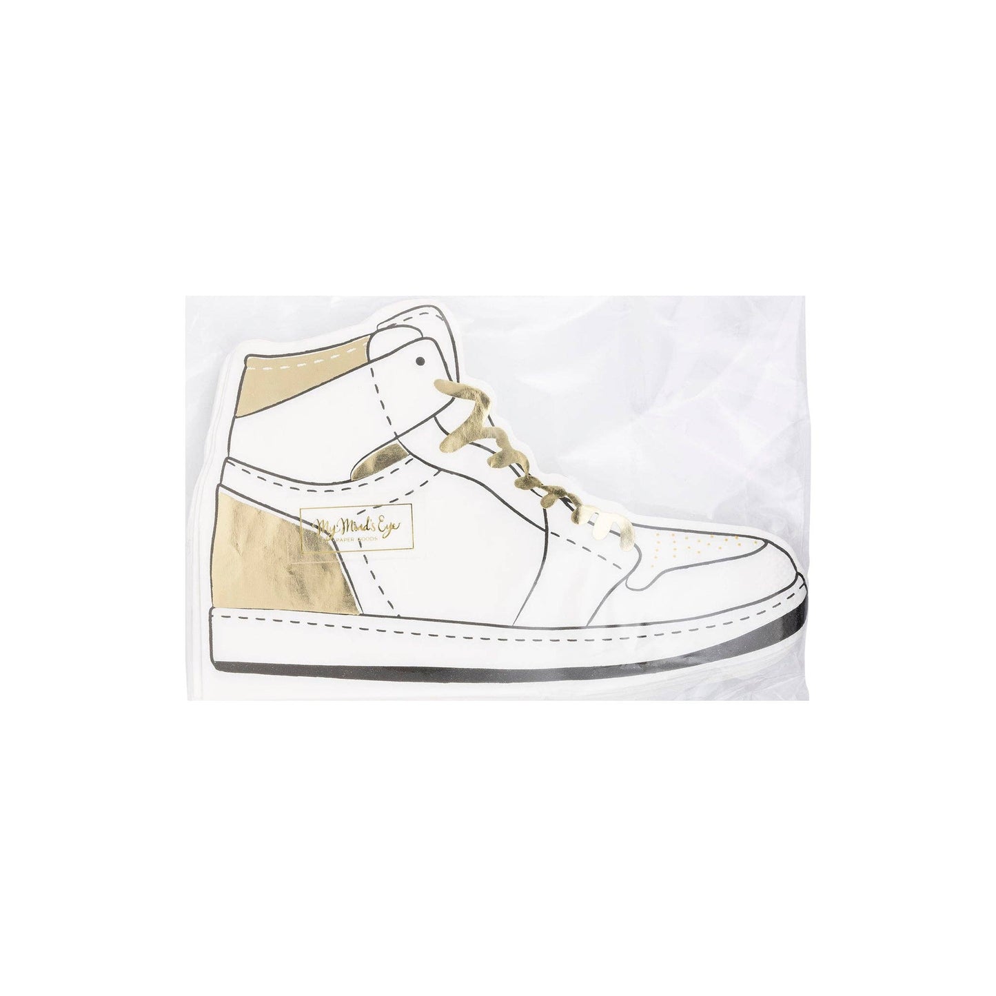 Hightop Shoe Napkin- Basektball