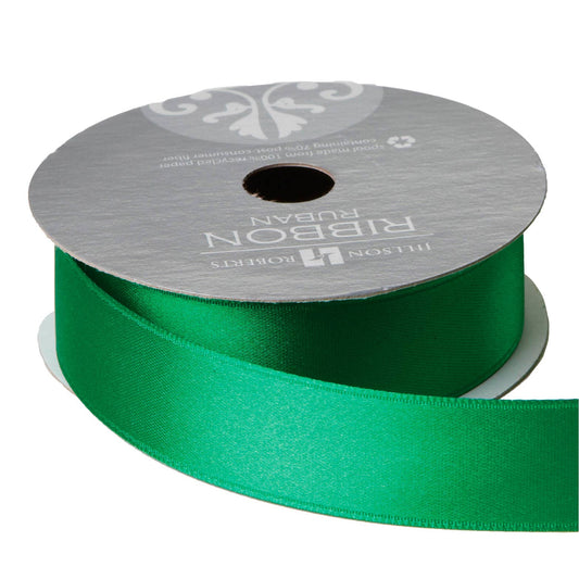 Green Ribbon - Fancy Satin 1"